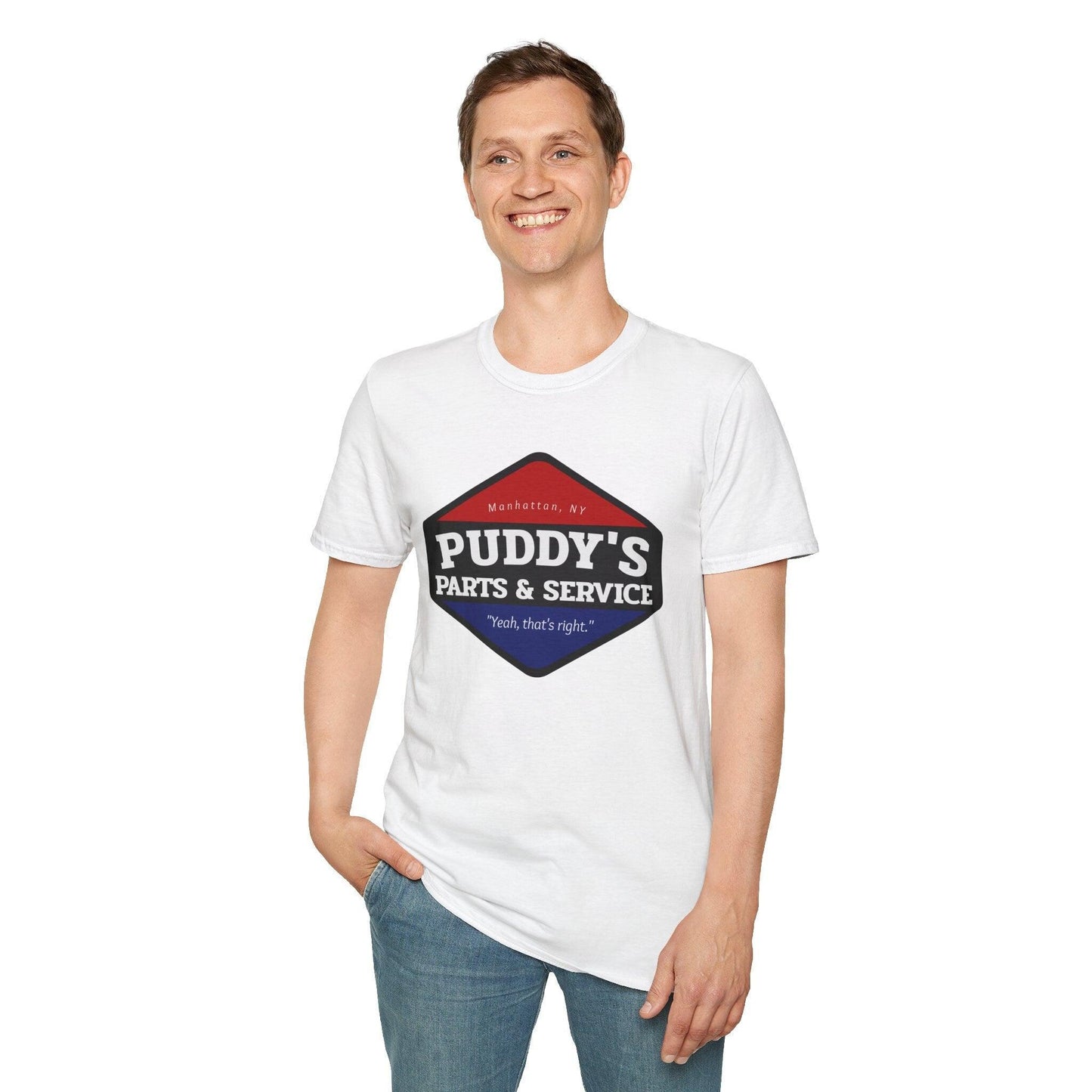 Puddys Auto Unisex Softstyle T-Shirt