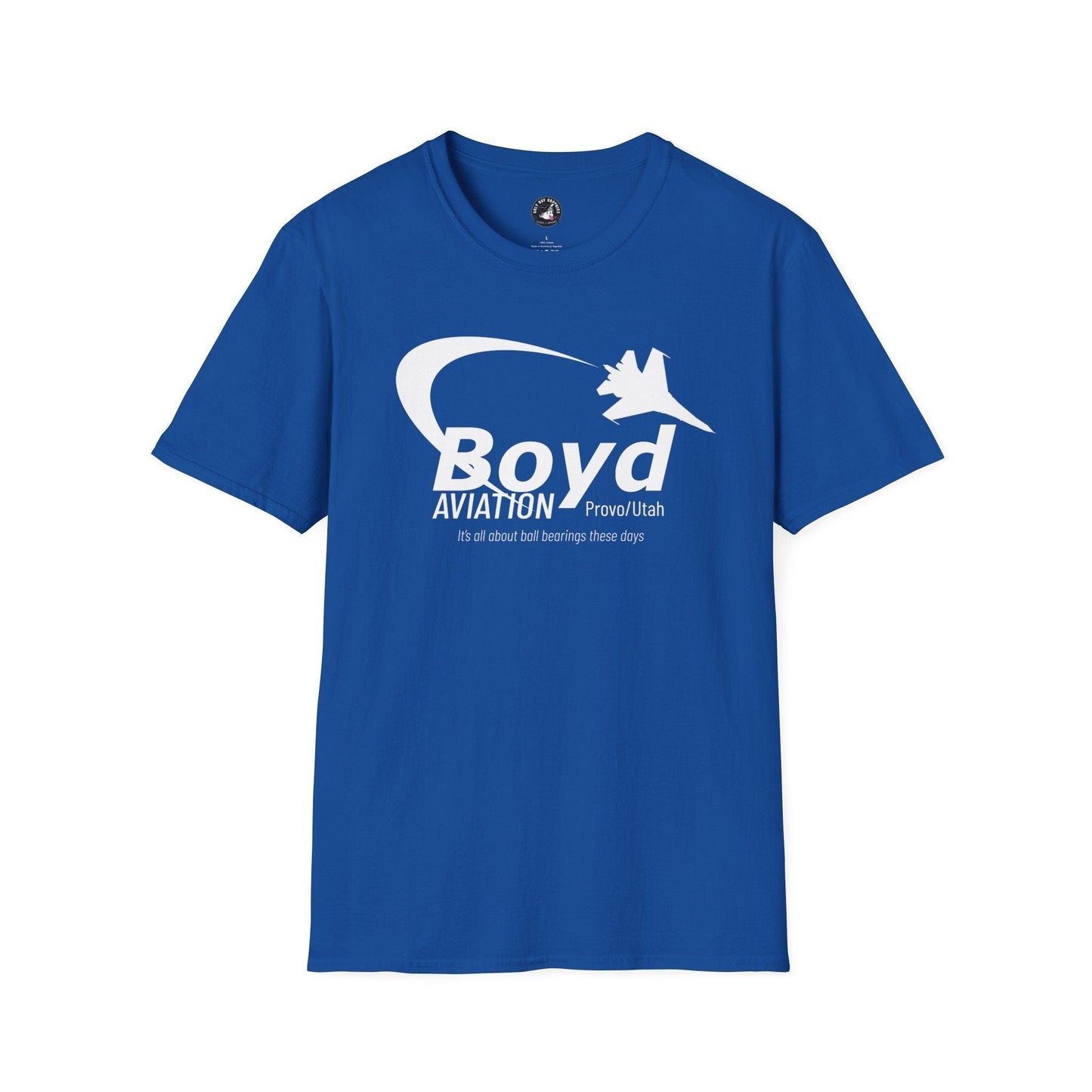 Boyd Aviation Softstyle T-Shirt - “ It’s all about the ball bearings”