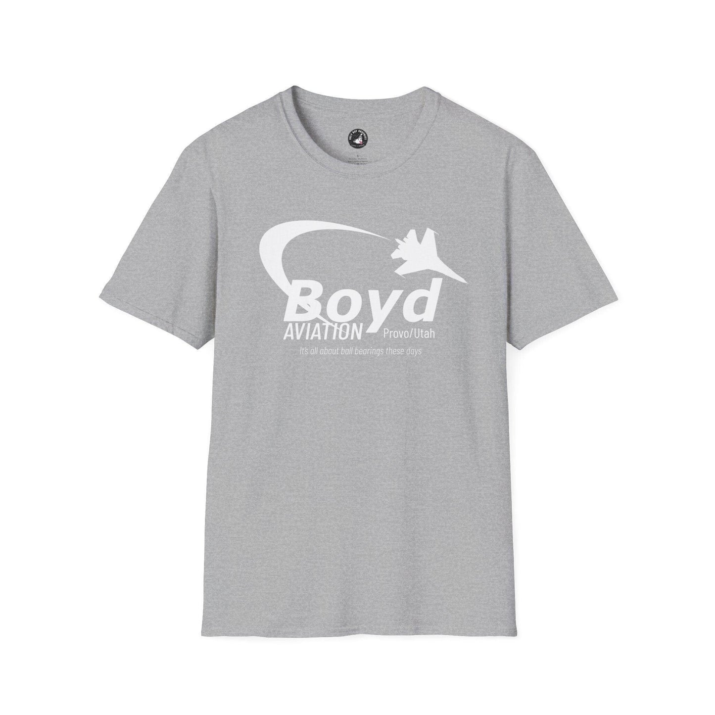 Boyd Aviation Softstyle T-Shirt - “ It’s all about the ball bearings”