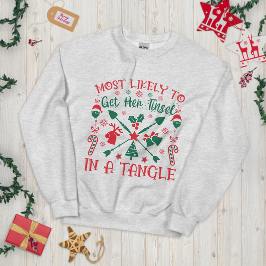 Get Your Tinsel in a Tangle Sweatshirt